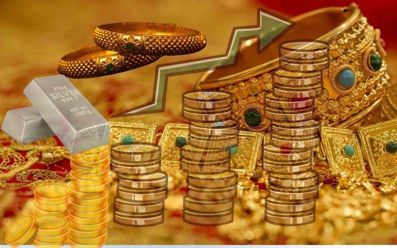  سونا اور چاندی کی قیمتیں پیر کو ریکارڈ بلندیوں کو چھو گئیں 